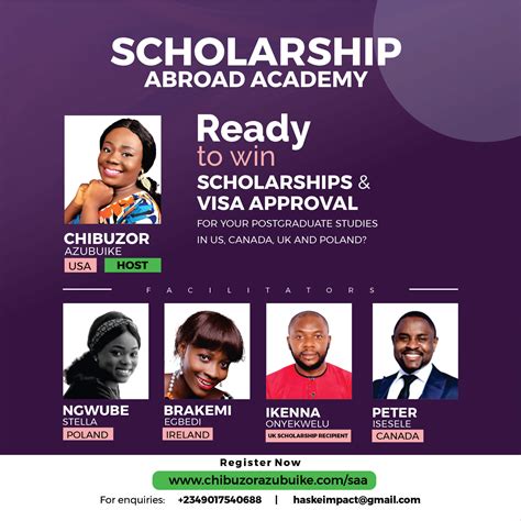 Scholarship Abroad Academy With Sample Application Documents