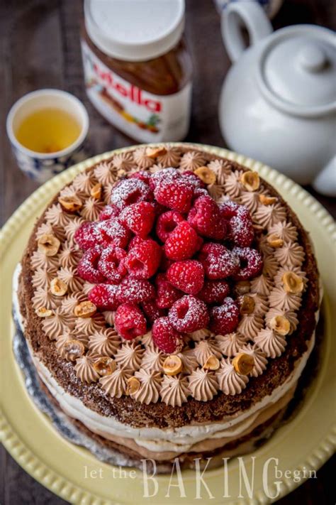 Hazelnut Meringue Nutella Cake Recipe Let The Baking Begin