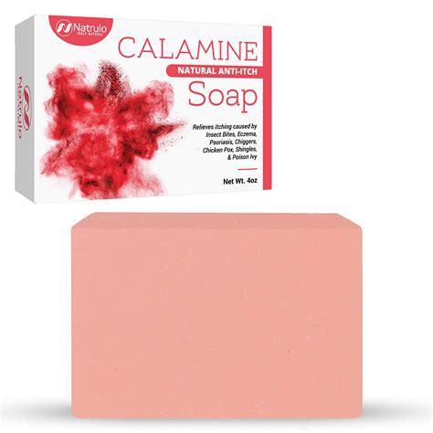 Buy Natural Instant Itch Relief Soap Bar Calming Calamine Soap For