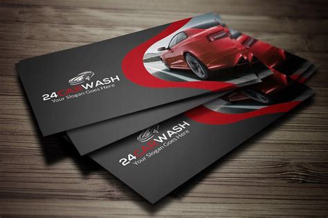 $150 for $300 worth of services — ss auto detailing & powerwashing. Car Wash Business Card | Kartvizitler