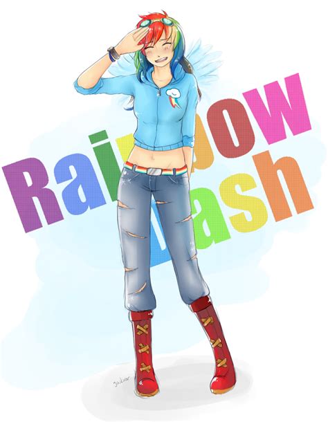 Mlp Rainbow Dash By ~jaskierka On Deviantart Rainbow Dash Over The
