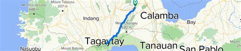 Nuvali To Sky Ranch Tagaytay Cycling Route Bikemap