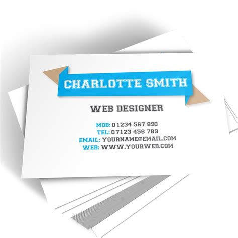 Web Design Templated Business Card 1 Able Labels
