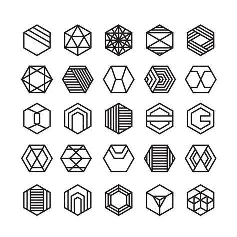 Premium Vector Hexagon Geometric Vector Icon