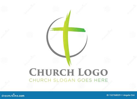 Christian Church Logo Design Stock Vector Illustration Of Heaven