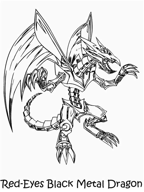 Yugioh Black Metal Dragon Coloring Pages And Coloring Book