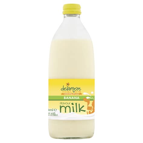 Banana Flavour Milk 500ml Delamere Dairy Flavoured Milk