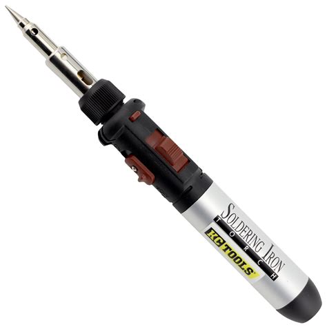 Kc Tools 3 In 1 Portable Butane Soldering Iron Torch 08419 The Grit