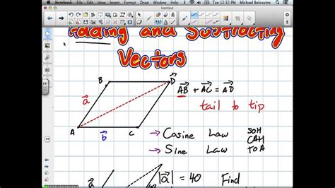 Circles 02 july 2014 checklist make sure you learn proofs of the following theorems: Adding and Subtracting Vectors Grade 12 Calculus and Vectors Lesson 6 2 7 2 13) - YouTube