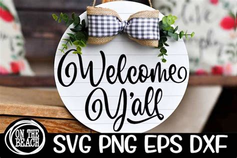Welcome Yall Welcome Yall Svg Wood Sign Shiplap Etsy