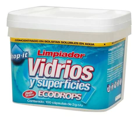 Limpia Vidrios Concentrado Drop It Rinde 100 Litro Botella Mercadolibre