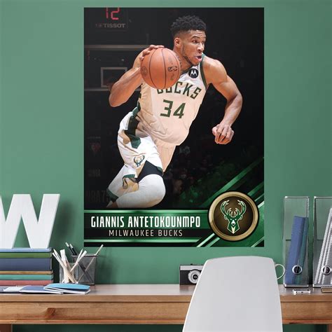 Milwaukee Bucks Giannis Antetokounmpo Poster Officially Licens