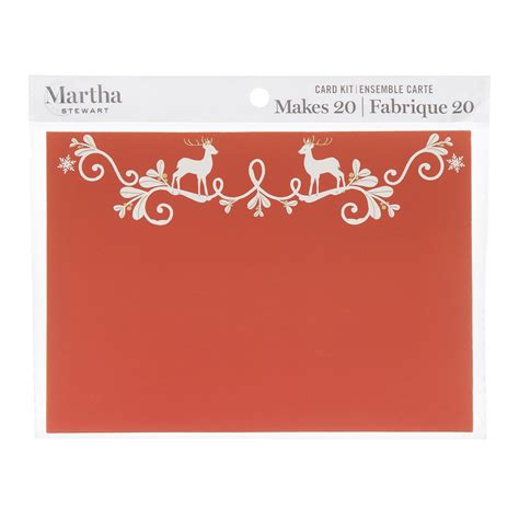 Martha Stewart Paper Greenery Card Kit Multicolor Walmart Canada