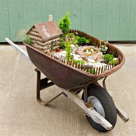 Upcycle Wheelbarrow For Garden