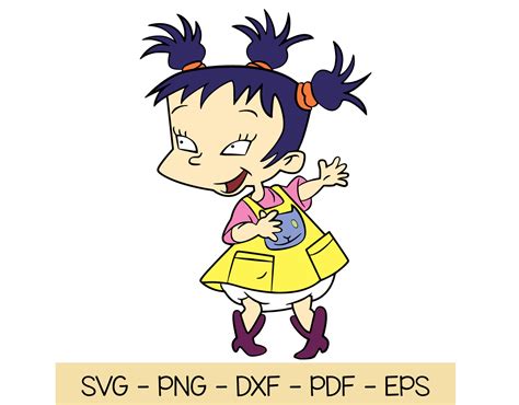 Kimi Finster Rugrats Svg Layered Svg Dxf Pdf Png Eps Etsy Sterreich