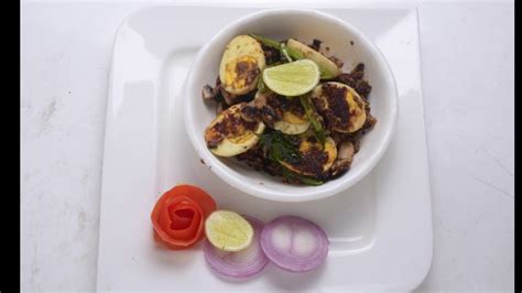 Mushroom Egg Pepper Fry In Telugu Youtube