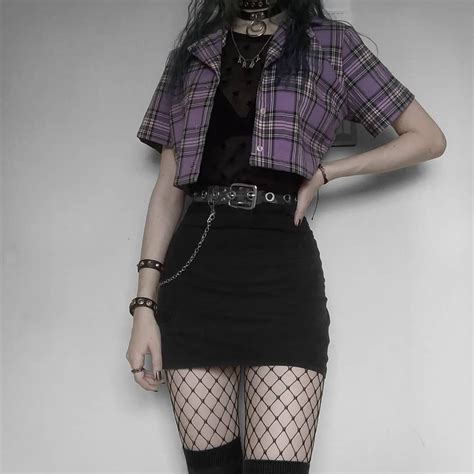 Soft Grunge Purple Aesthetic Outfits Goimages Mega