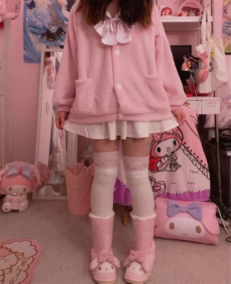 My Melody Inspired Outfit Kawaii Outfit Ideas Kawaii Clothes