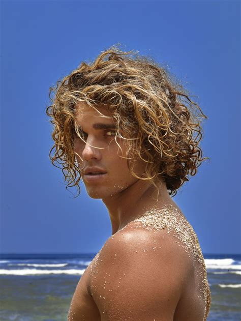 Next Jay Alvarrez Long Curly Hair Men Surfer Hair Long Hair Styles