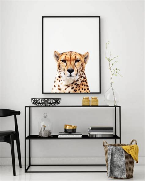 Cheetah printable art cheetah wall art cheetah wall decor ...