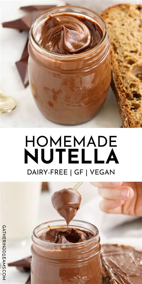 Healthy Vegan Nutella Gathering Dreams