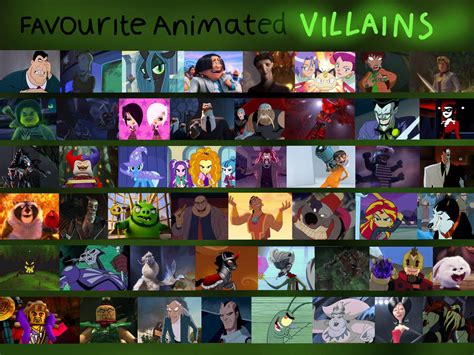 Favourite Non Disney Animated Villains By Justsomepainter On Deviantart