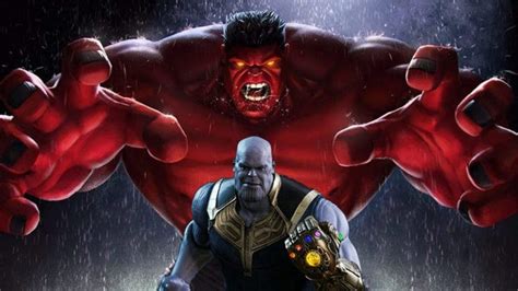 Why Red Hulk As Mcus New Big Bad After Thanos Makes