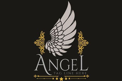 Angel Logo Angels Logo Logo Design Inspiration Branding Angel