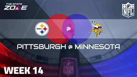 Week 14 Pittsburgh Steelers Minnesota Vikings Preview And Pick The