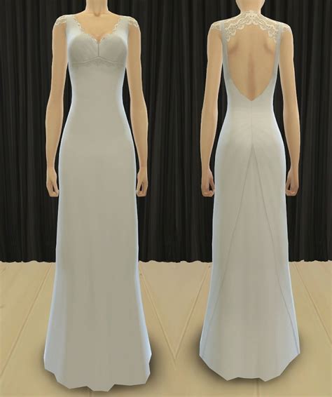 Queen Of Lace Wedding Dress At Pickypikachu Sims 4 Updates