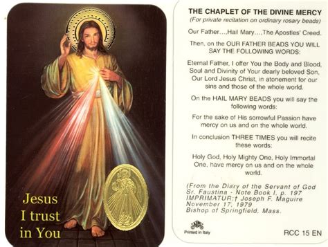 Chaplet Of Divine Mercy Turnback To God