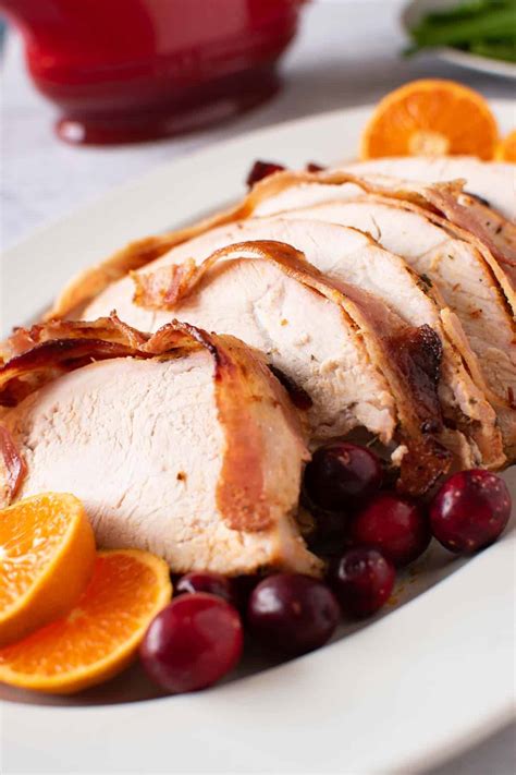 Bacon Wrapped Turkey Breast Recipe Hint Of Healthy