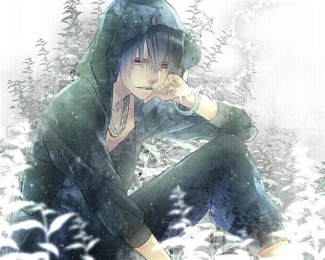 Sad Anime Boy In Rain Anime Guy In Rain Posted By