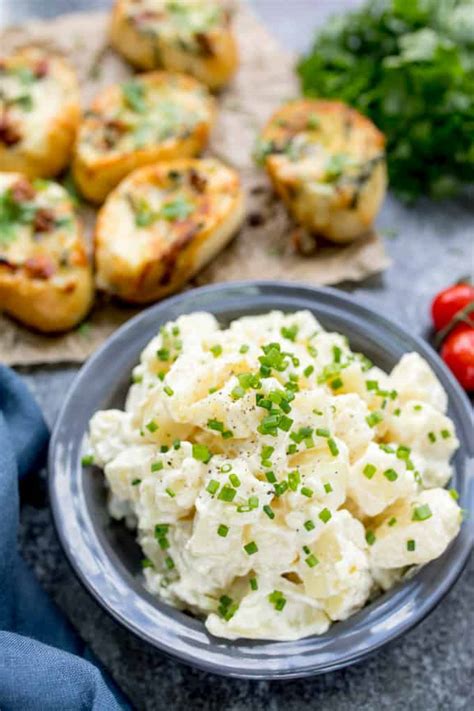 Easy Creamy Potato Salad Nicky S Kitchen Sanctuary