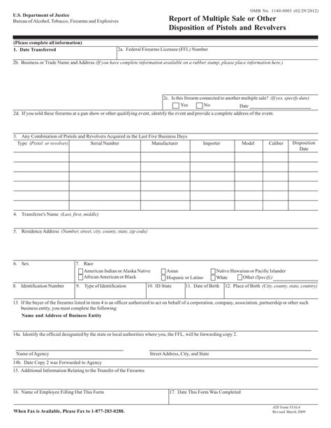 Atf Form 33104 Fill Out Sign Online And Download Fillable Pdf