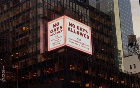 No Gays Allowed Billboard In Times Square Causes A Stirbut It S Not What You Think George Takei