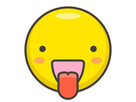 Face With Tongue Emoji Png Transparent Emoji