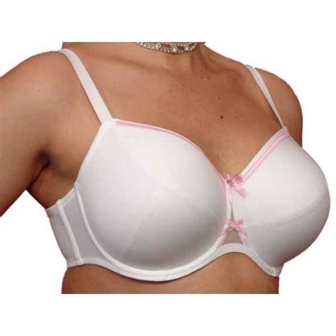 Berdita Lingerie Uk Size 42d White Wired Smooth Cup T Shirt Balconette Bra 11265
