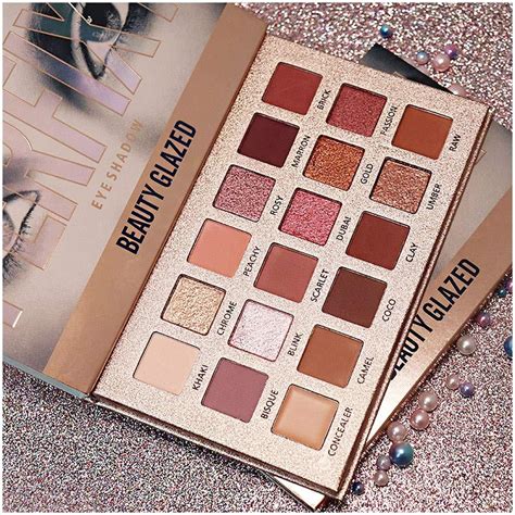 new nude eyeshadow palette the 18 colors matte shimmer glitter multi reflective shades ultra