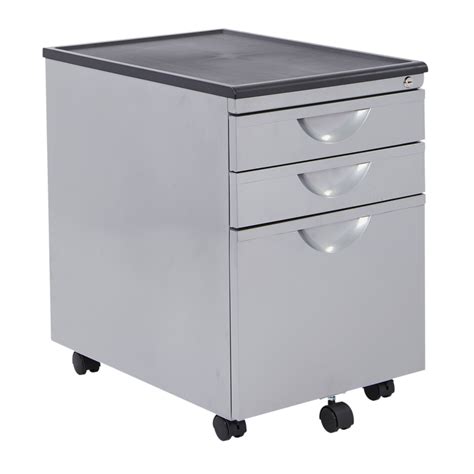 Most business office filing cabinets contain the companies most respected files, so you need to have a means to prepare these documents. Messina File Cabinet with 3 Drawers in Silver Finish ...