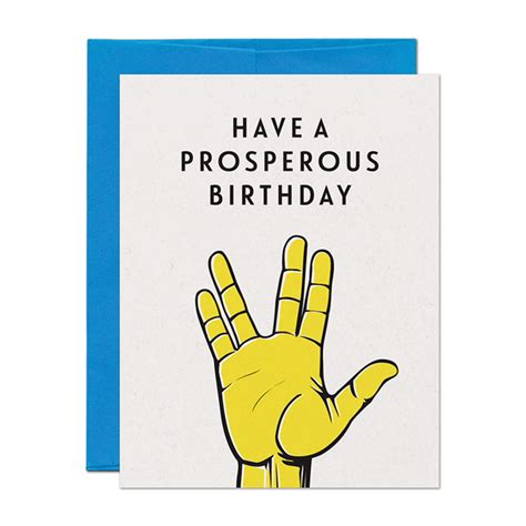 Prosperous Birthday Card Warren Tales