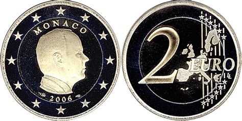 2 Euros Albert Ii 1re Carte Monaco Numista