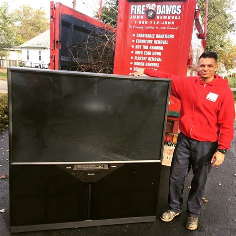 Television Removal Indianapolis Fire Dawgs Junk Removal