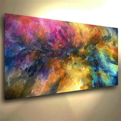 Abstract Art Modern Contemporary Giclee Canvas Print Of A