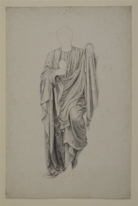 Study Of Draped Male Figure National Museums Liverpool