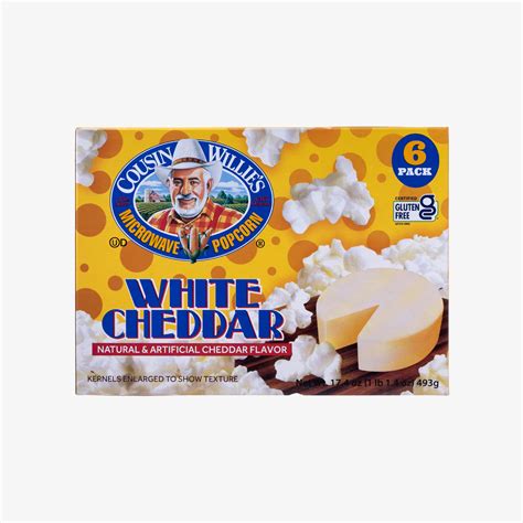 White Cheddar — Cousin Willies Original Popcorn