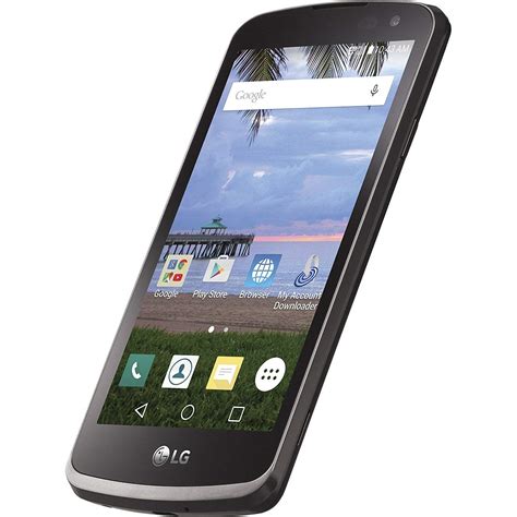 Tracfone Lg Rebel 4g Lte Prepaid Smartphone Includes 1 Year Of Service With 1200 Min 1200 Text