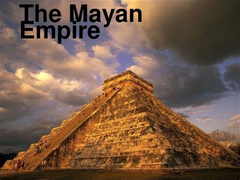 The Mayan Empire Period 1