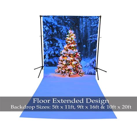 Christmas In The Forest Printed Backdrop Backdrop Express