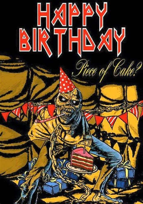 Happy Birthday Eddie Iron Maiden Iron Maiden Albums Iron Maiden Posters